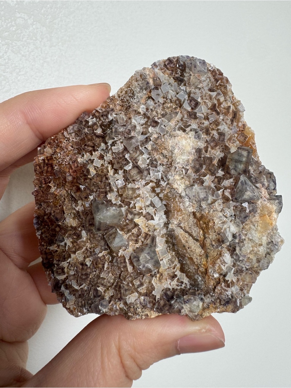 Purple edge fluorite from Inner Mongolia of China